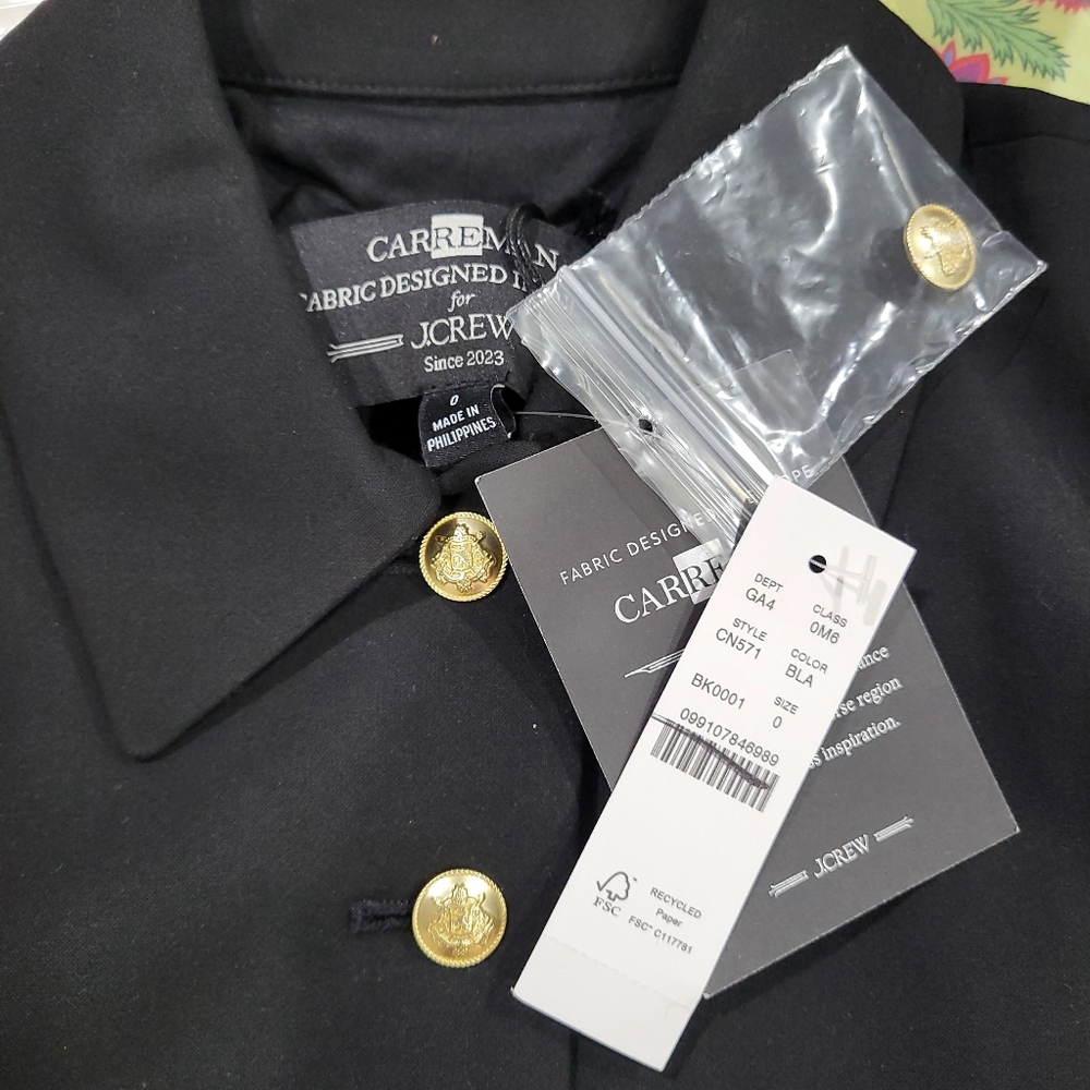 J Crew Parc dress in four-season stretch $188 Retail Black Classic LBD CN571 - Picture 12 of 15